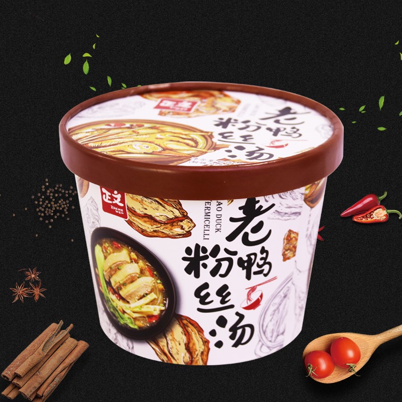 Hot Sale for Spicy Noodle Soup Vegetarian - Duck Soup Pickled  Flavor Instant Glass Noodles – Ruisheng