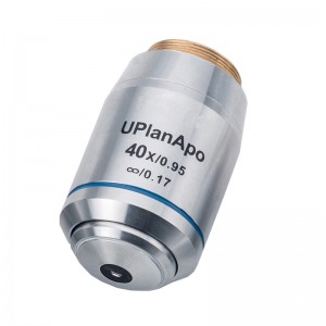 40X Infinite UPlan APO Fluorescent Objektyf foar Olympus Microscope