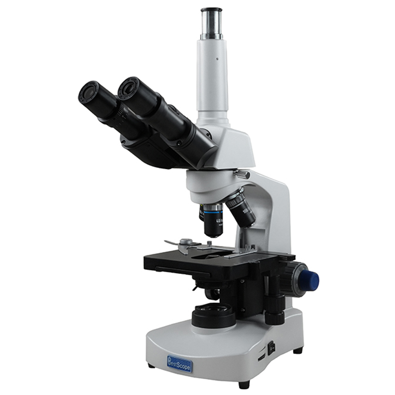 Тринокулярен биологичен микроскоп BS-2021T