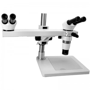 Microscopio de enseñanza estéreo con zoom de doble cabezal BS-3060MH4