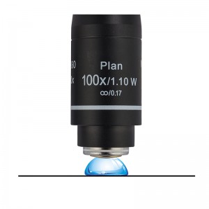 Amas uisge NIS60-Plan100X (200mm) airson miocroscop Nikon