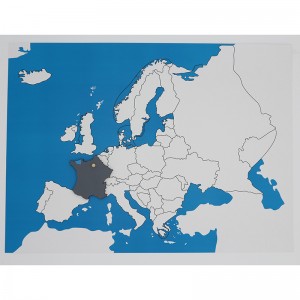 Manufacturer for Montessori Math Materials - Unlabeled Europe Control Map – Bst