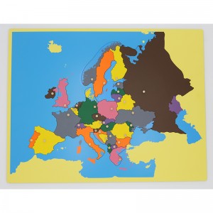 Montessori Geography Puzzle Map of Europe