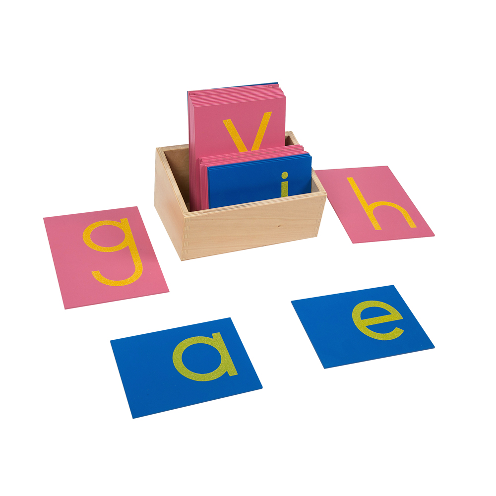 Chinese Professional Montessori Early Learn Toys - Lower Case Sandpaper Letters – Print – Bst