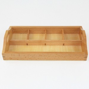 OEM China Wood Number Toys - Baby Toy Montessori Wooden 4 Compartment Sorting Tray  – Bst
