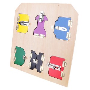 Montessori Activity Busyboard Lock board