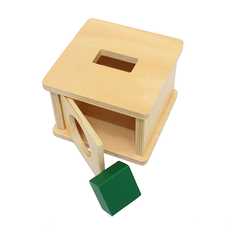 100% Original Wooden Building Blocks - Imbucare Box with Rectangular Prism – Bst