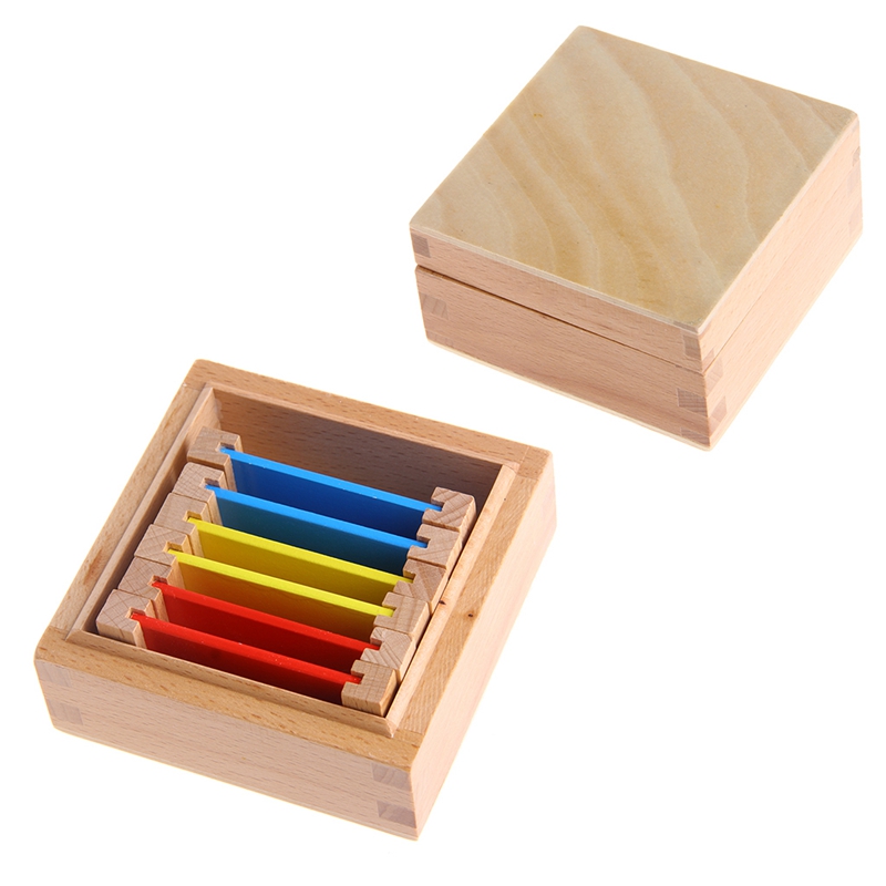 Top Suppliers Geometric Wooden Blocks - Learning Color Montessori Sensorial Color Tablet Box 1 – Bst