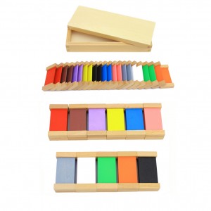 Wood Color Tablet 2 Preschool Sensorial Material