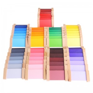 Color Tablet 3-Large wooden box with 63 color cards