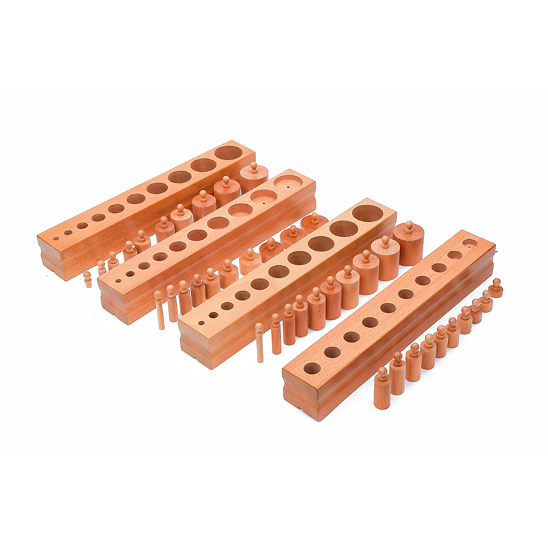 Free sample for Busy Board Toys - Montessori Knobbed Cylinder Blocks – Bst