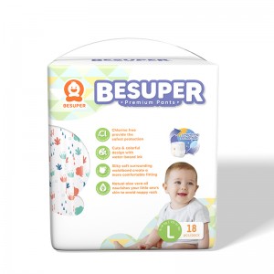 Factory wholesale Soft Touch Baby Diaper - Besuper Fantastic Colorful Baby Training Pants – Baron