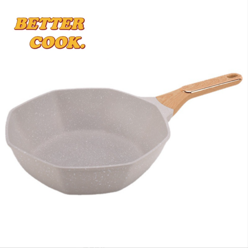12 Inch Stone Marble Coating Forged Aluminium Fry Pan With