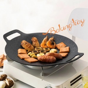 BC Stovetop Indoor BBQ Non-Stick Grill Pan with , PFOA-Free, Made in China