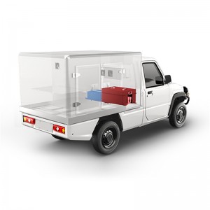 China OEM China EEC Approval 4 Wheel Electric Food Truck with Refrigerated Box
