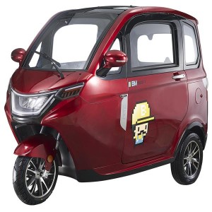 ODM Factory China Electric 35km/H Closed Cabin 3 Wheel Trike with L2e Coc