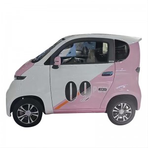 Wholesale OEM Blue Four Wheel 4 Passenger Urban Small Electric Car with Disc Brake