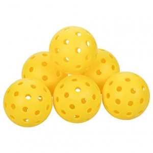Pickleball For Dummies Factories –  BEWE USAPA 40 Holes Outdoor Pickleball Balls  – BEWE