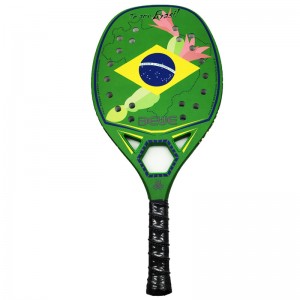ODM Padel Tennis Racket Suppliers –  BEWE BTR-4011 BRASIL Carbon Beach Tennis Racket  – BEWE