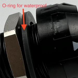 P series (IP65) push pull connector plastic circular IP50 outdoor used with over-moulding