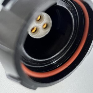 P series (IP65) push pull connector plastic circular IP50 outdoor used with over-moulding