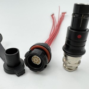 A standard or customized cable soldering and over moulding with connectors