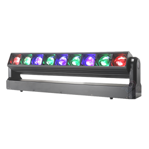 F800-9*60w beam and wash bar moving lighting with pixel control