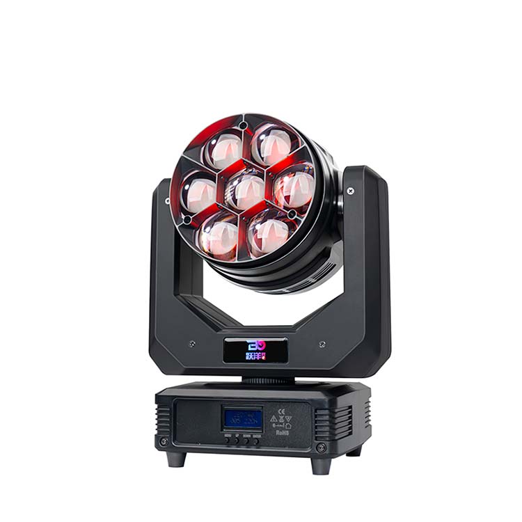 7x40W LED Mini Moving Head with Beam and Wash Effect