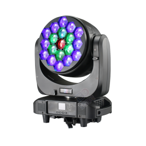 19*40w rgbw 4 in 1 wash zoom led moving head light for live concert stage tv show theatre church cet