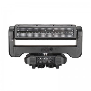 660B-Double face moving head 6x60w RGBW Led wash zoom with strobe bar lights