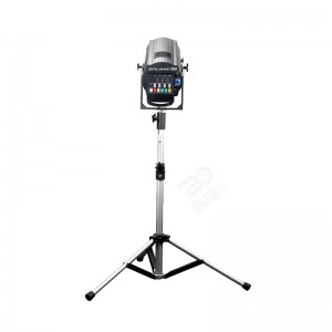 wedding events stage bar 1x350w RGBWYO white +5colors led follow spot light for stage lighting