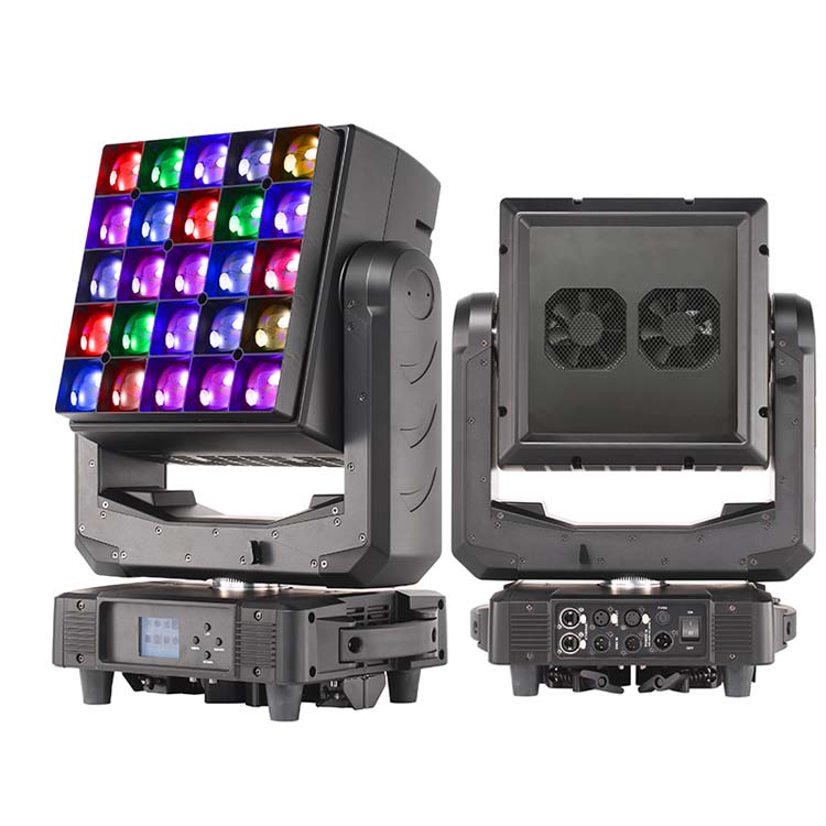 China Wholesale Stage Wash Light Suppliers –  25X40W Pixel Control 25 Eyes RGBW Led Matrix Moving Head Light –  Beyond Featured Image