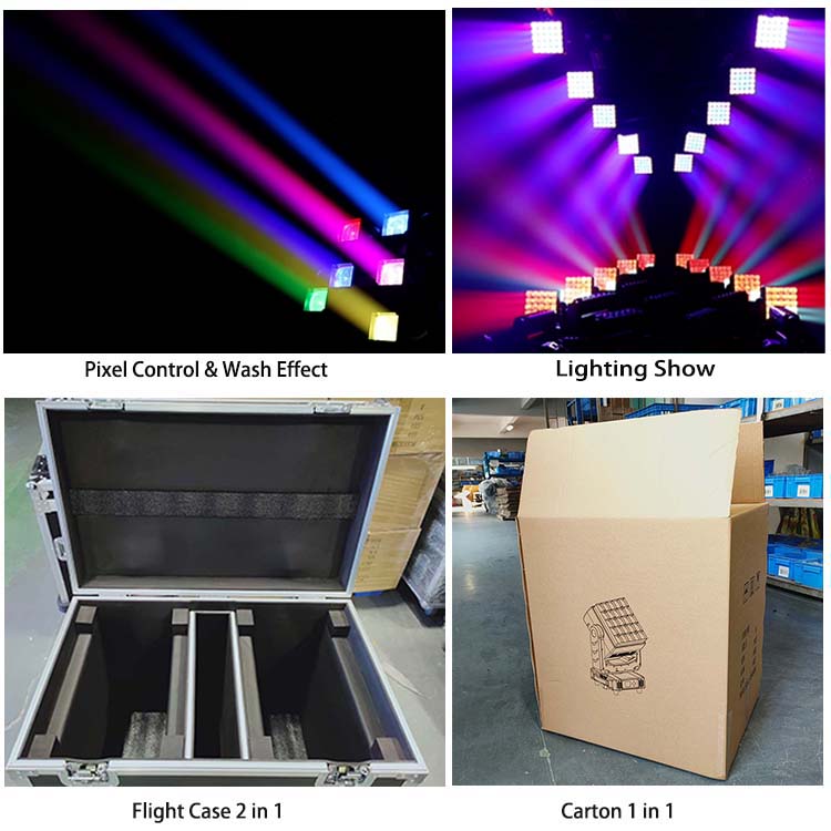 China Wholesale Stage Wash Light Suppliers –  25X40W Pixel Control 25 Eyes RGBW Led Matrix Moving Head Light –  Beyond detail pictures