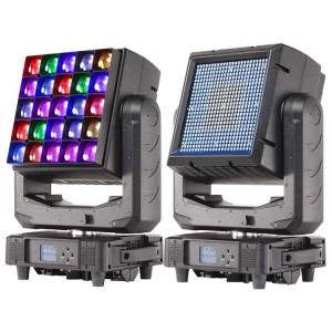 Double Face Magic Panel Matrix LED Moving Head with Wash Zoom & Strobe