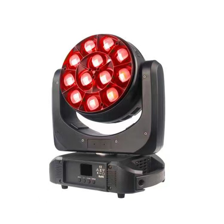 Prosound And Stage Lighting Suppliers –  1240Z-12X40W 4iN1 RGBW Wash Zoom Moving Head –  Beyond detail pictures