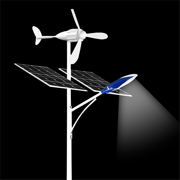 wind solar windmill street light with ion lithium battery