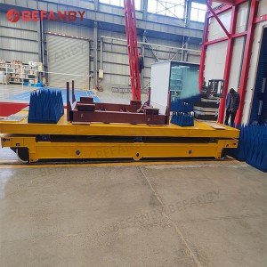 Manufactur standard Self Loading Battery Rail Transfer Transfer Trolley