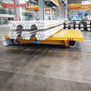 Wholesale 10T Capacity Aluminium Factory Handling Rail Transfer Cart