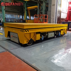 New Fashion Design for 55 Ton Electric Trackless Heavy Duty Transport Trolley