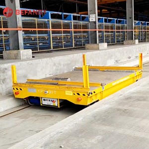 China Manufacturer Motorized Electric Driven Rail Transfer Trolley