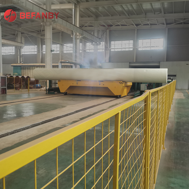 Factory Heavy Duty 40T Pipe Transportation Cart Transfer Carriage