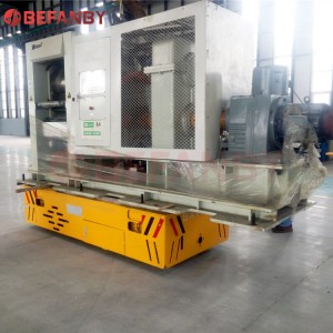 Hot sale Factory Heavy Duty 40T Electrical Trackless Transfer Trolley
