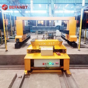 Ferry Rail Transfer Cart For Production Line
