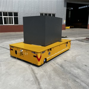 China 50T Battery Power Industrial Trackless Transfer Cart