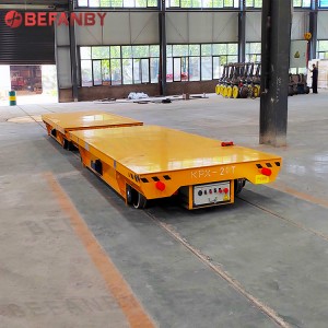 Factory Low Price 20T Workshop Transport Battery Operated Transfer Cart
