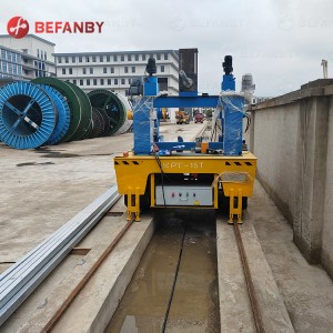 Research Institute Use 15 Ton Rail Transfer Trolley