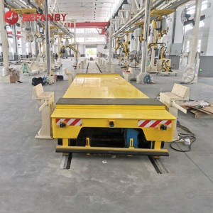 22T Customized Hydraulic Lifting Rail Transfer Cart