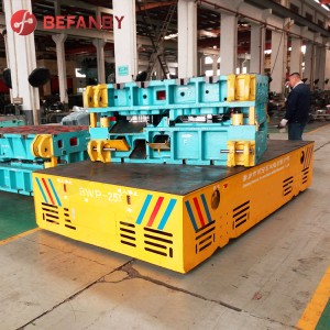 Automatic Battery 25 Ton Trackless Transfer Trolley