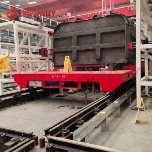 15T Machinery Workshop Motorized Railway Transfer Cart