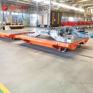 Battery Power Factory Use 10 Ton Rail Transfer Cart